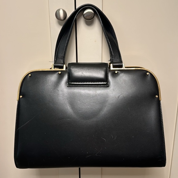 Yves Saint Laurent Blaxk Uptown Handbag - Rare! - Picture 3 of 7
